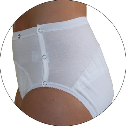 Inkontinenzslip knöpfbar