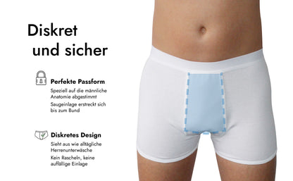 Herrenshorts | integrierte Saugeinlage