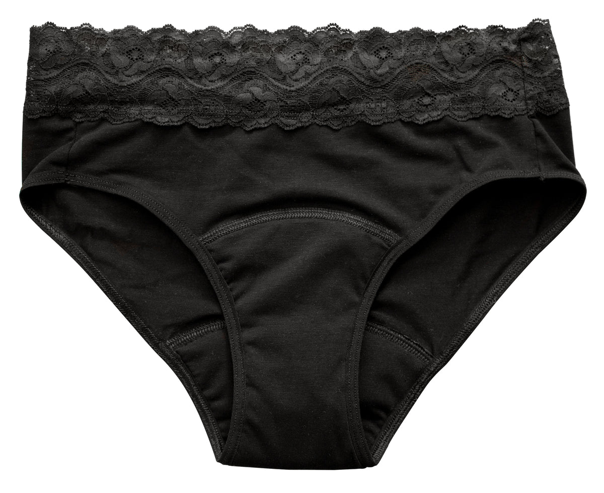 MONA | Spitzen-Slip mit integrierter Saugeinlage