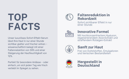 DermaAktiv Feuchtigkeits-Booster mit straffender Wirkung, 10 Ampullen - Made in Germany