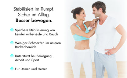 Bauch- und Rückenstützgürtel