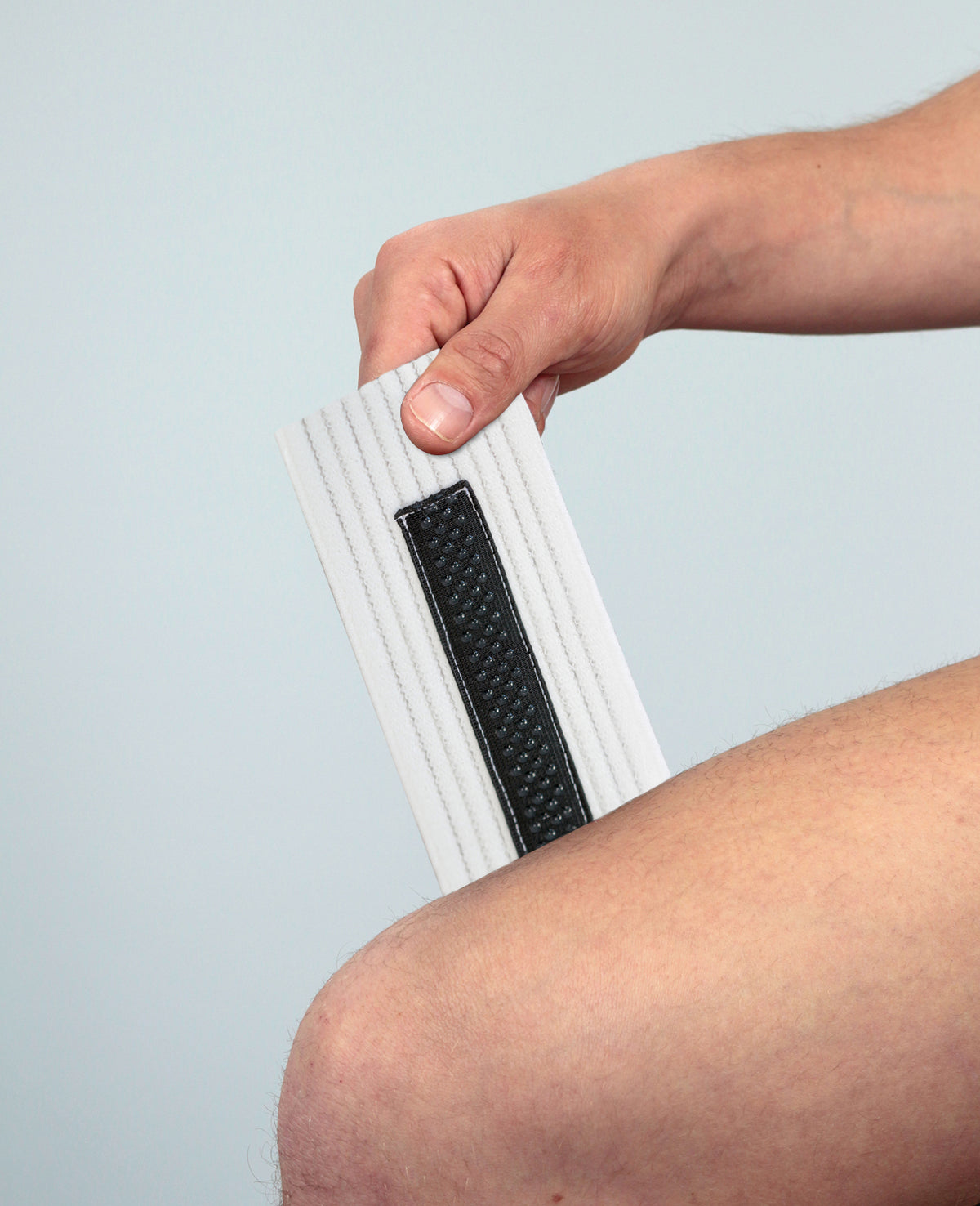 Multifunktionsbandage mit Anti-Rutschbeschichtung weiß