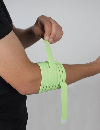 Ellenbogenbandage aus recyceltem Kunststoff