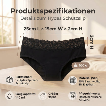 MONA | Spitzen-Slip mit integrierter Saugeinlage