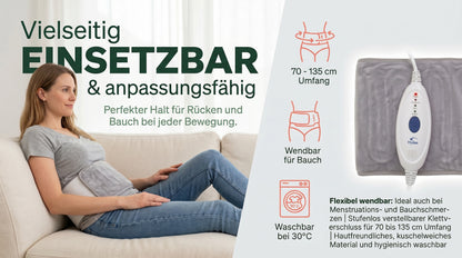 Rückenstützgürtel mit Heizfunktion
