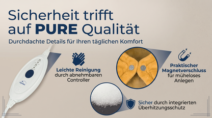 Nacken- und Schulterheizkissen - gewichtet