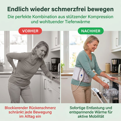 Rückenstützgürtel mit Heizfunktion