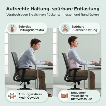Geradehalter mit Stützgürtel