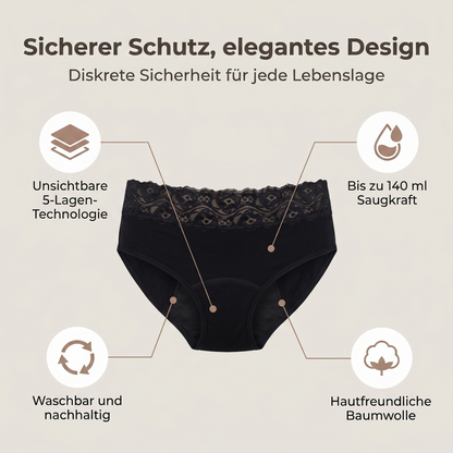 MONA | Spitzen-Slip mit integrierter Saugeinlage