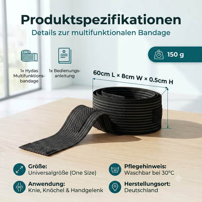 Multifunktionsbandage mit Anti-Rutschbeschichtung