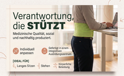 Kraftgürtel aus recyceltem Kunststoff