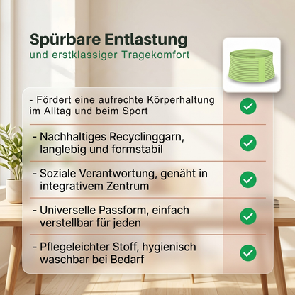 Kraftgürtel aus recyceltem Kunststoff