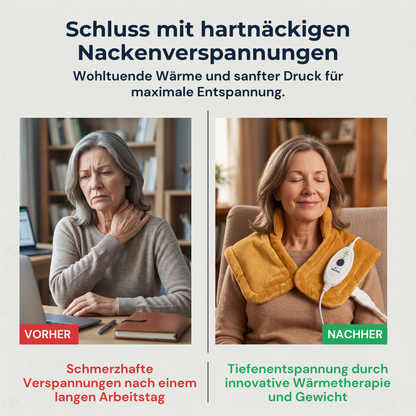 Nacken- und Schulterheizkissen - gewichtet